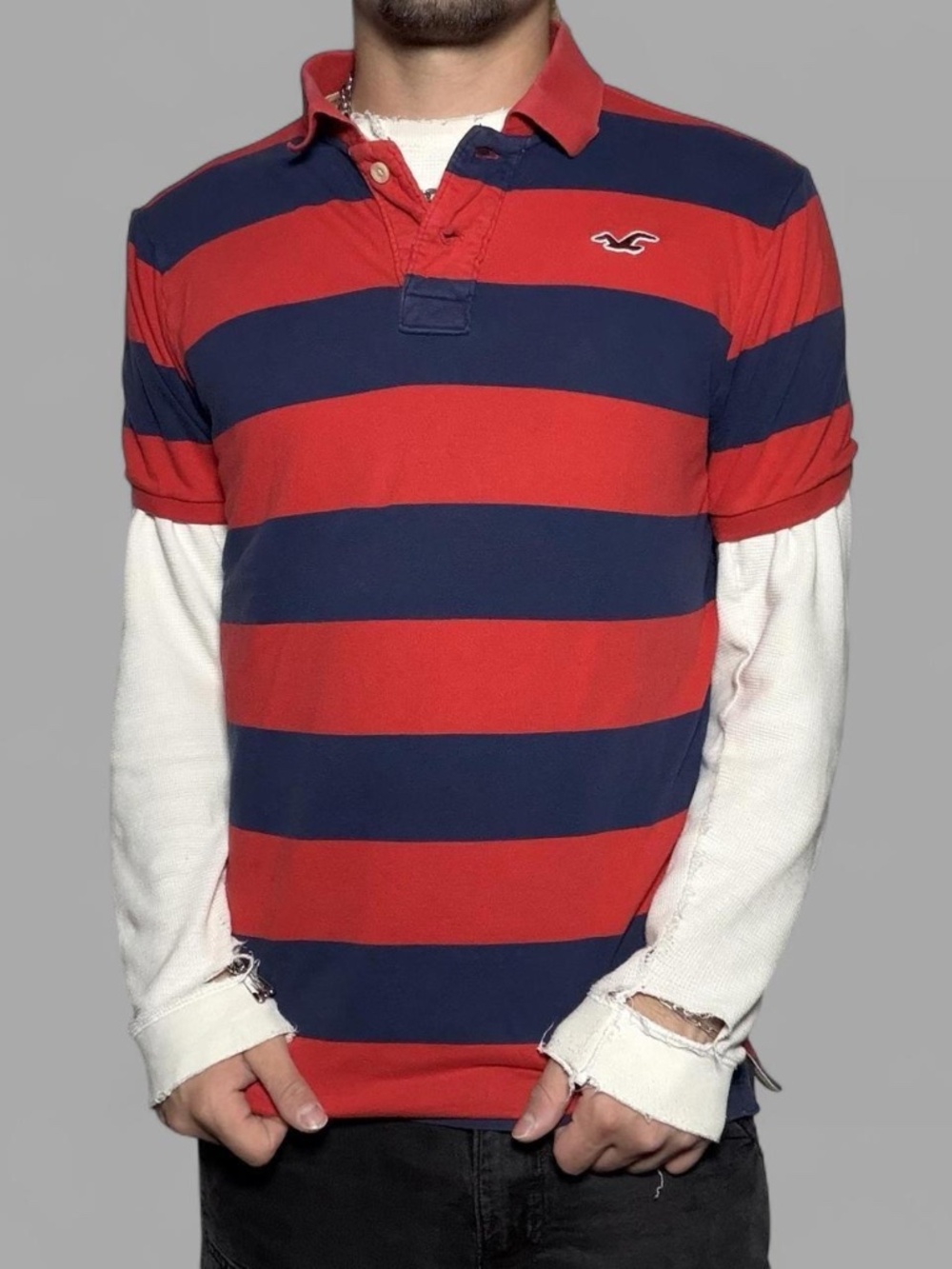 Hollister polo y2k size medium